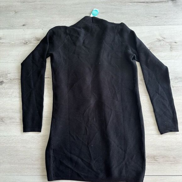 Evolution by Cyrus Laysie Ribbed open Cardigan BLACK Stitch‎ Fix XS NWT - Picture 8 of 8